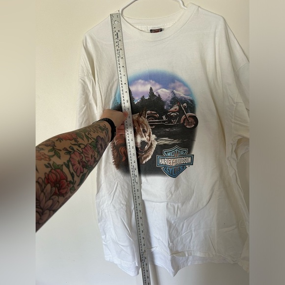 Wolf Ft Lauderdale Harley Davidson Tshirt - Picture 2 of 7